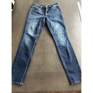 Old Navy Womens Size 0 Dark Wash High Rise Super Skinny Jeans Pants